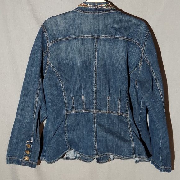 Bandolinoblu Denim Jacket Woman 2X - Picture 6 of 7